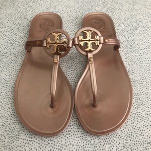 Rose Gold Tory Burch Jelly Mini Miller’s